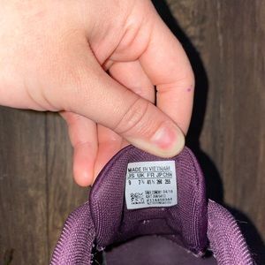 Purple Adidas sneakers size 9